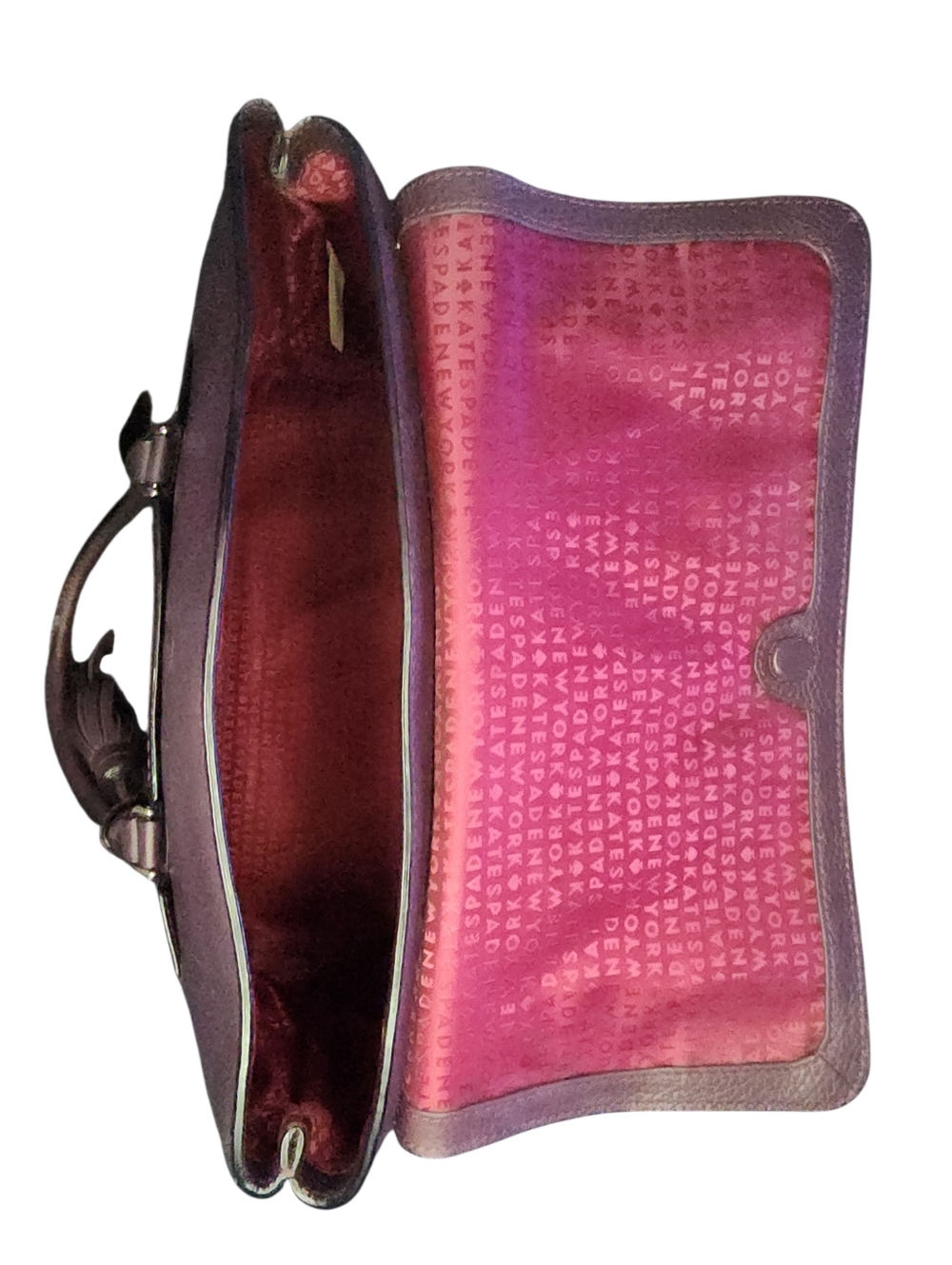 Kate Spade New York McCall Street "Nicole" Satchel In Plum - Picture 6 of 11